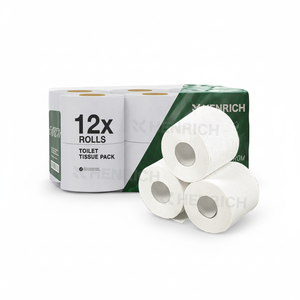 Papier toilette en rouleau, papier toilette de salle de bain, papier toilette imprimé à 3 plis, vente en gros à bas prix - Product Image 1
