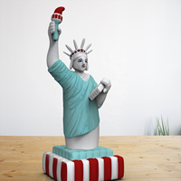 Statue de la Liberté gonflable géante personnalisée pour les événements et les festivals