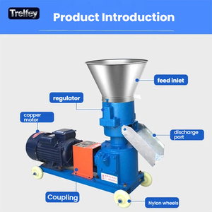 Machine à granulés d'aliments pour bétail durable avec moule et rouleaux en acier au chrome-manganèse pour une longue durée de vie - Product Image 4