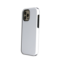 Étui de téléphone Prosub 3D Sublimation 2-en-1 étanche et antichoc en TPU+PU avec logo personnalisé pour 12/13/14 Pro Max