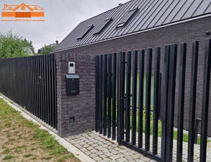 Cổng Cổng đường lái xe bằng nhôm hoàn toàn rút vào Cổng nâng sân vườn và hàng rào thẳng đứng của khu vườn - Product Image 6