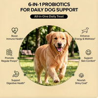 VitaFit Probiotiques pour chats en granulés à croquer, absorption rapide pour la santé immunitaire et digestive, digestion sensible