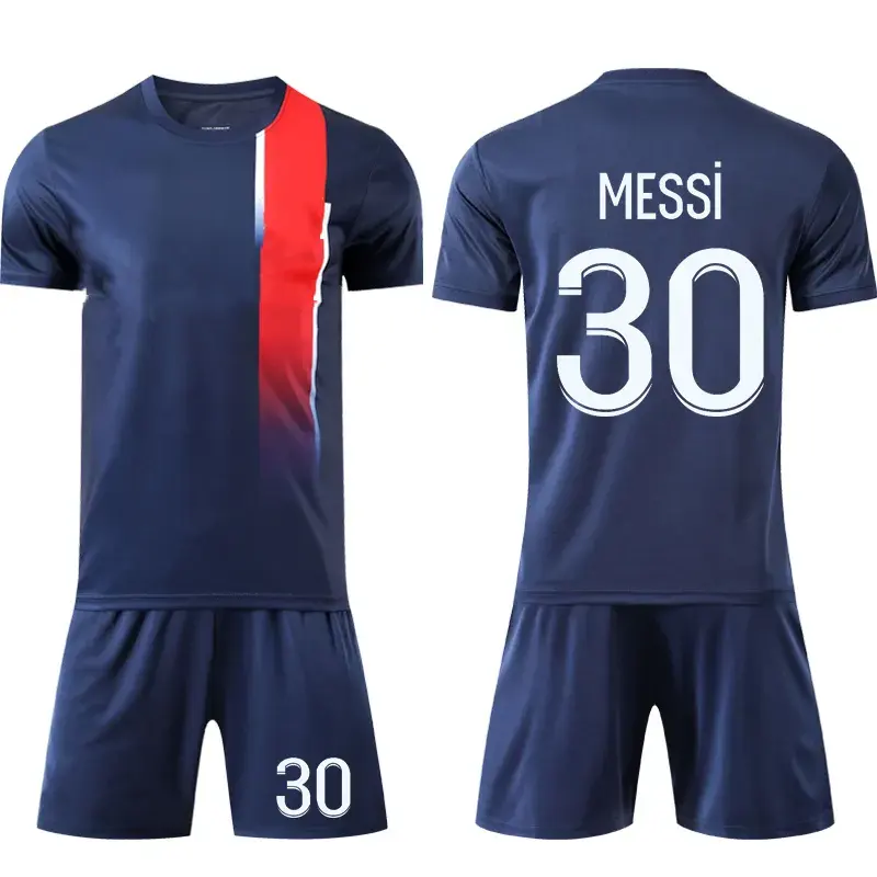 25-24-23 erkekler futbol formaları futbol kiti yetişkin futbol formaları özelleştirilmiş boş Fubol eğitim takım elbise baskı adı ve numarası