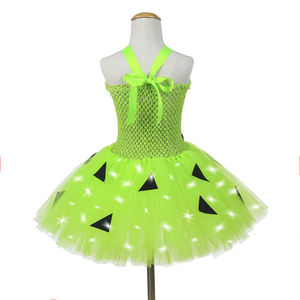 Vestido de tutú de Ballet, ropa de <span class=keywords><strong>Halloween</strong></span> para niños, <span class=keywords><strong>disfraz</strong></span> de Anime con luz Led, conjunto de hueso de perro cachorro, vestidos de tutú para niños - Product Image 5
