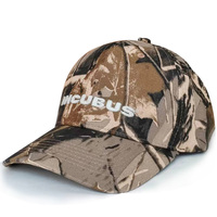 Casquette de chasse et de sport camouflage arbre brodée sur mesure, casquette camouflage orange, casquettes personnalisées avec logo camouflage
