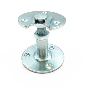 <span class=keywords><strong>Wrought</strong></span> sắt lan can Chân đế cho hàn 75 Mét Dia trở lại tấm với 3 lỗ - Product Image 5