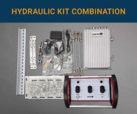 Control Remoto Inalámbrico Industrial para Equipos Hidráulicos Industriales, 24V DC, 3 Botones, Pantalla LCD, 500m, para Cabrestante