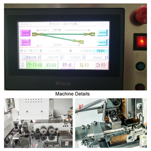 Machine de sertissage à dénuder entièrement automatique à trois têtes - Product Image 3