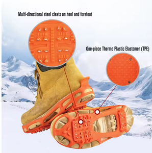 Crampones Antideslizantes para <span class=keywords><strong>Botas</strong></span> de Senderismo con 24 Púas, Múltiples Tallas (S-XXL), para Actividades al Aire Libre - Product Image 2