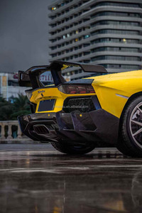 ชุดแต่งตัวถังคาร์บอนไฟเบอร์แห้งแบบใหม่ Runde CMST Design สำหรับ Aventador LP700 ติดตั้งง่ายแบบขันสกรู ฝากระโปรงหน้า สเกิร์ตข้าง - Product Image 5