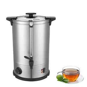 6-40L Commercial Stainless Steel Hot Drink Water Dispenser Catering Coffee Urn Mulled Wine Warmer Electric Water Boiler