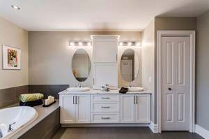 Bathroom Double <b>Vanity</b> Solid Wood Bathroom Double Sink Bathroom <b>Vanity</b> with Smart <b>Mirror</b> - Product Image 5