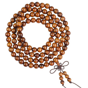 Indonesian Rosewood <b>Bracelet</b> 8mm 108 <b>Beads</b> Ethnic Style Unisex Wooden Beaded <b>Bracelet</b> - Product Image 5