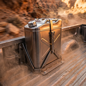 Bidon carré multifonction en acier inoxydable 430 304, différentes capacités (5L-80L), étanche et durable pour le diesel/essence - Product Image 1