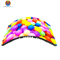 Écran LED souple GOB COB d'intérieur, module LED P1.5 P1.86 P2 P2.5, panneau LED flexible, taux de rafraîchissement élevé, écran LED incurvé pour la publicité