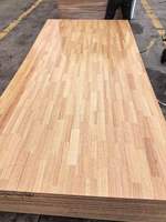 Wholesale Natural Rubberwood Sawn Timber Multiple Thickness Solid Rubber Wood Plank