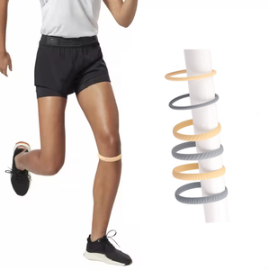 Đầu gối ban nhạc Brace Silicone đầu gối dây đeo gân bóng đá bóng rổ chạy Jumper Silicone đầu gối dây đeo xương bánh chè hỗ trợ bánh chè - Product Image 4