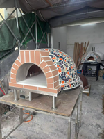 Four à pizza électrique commercial à un seul niveau, avec base en pierre, pour comptoir, pour restaurant, 400 ℃   4,8 kW EB-1