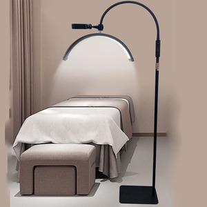 Top-Angebot 19 Zoll 23 Zoll Halbmondlampe für Wimpernverlängerung, Make-up, Hautpflege, Salon, Massageliege-Licht mit Kostenlosem Schwanenhals E204 - Product Image 1
