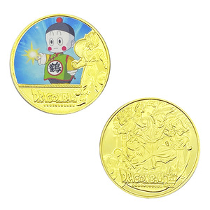 12 pièces de monnaie <span class=keywords><strong>Dragon</strong></span> Ball en <span class=keywords><strong>or</strong></span>, style anime japonais, avec double placage <span class=keywords><strong>or</strong></span> et technique de moulage sous pression, objets de collection et cadeaux - Product Image 4