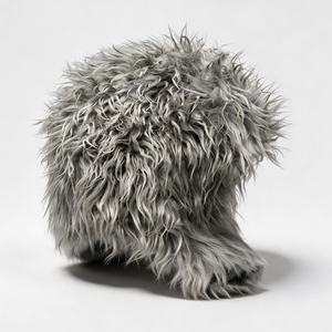 ACE Grey Faux Fur Trooper <b>Hat</b> with Animal Ears Windproof & Warm Outdoor Winter <b>Hat</b> for Unisex Adults - Product Image 5