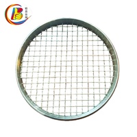 Fil d'acier inoxydable résistant à l'oxydation, tamis vibrant de laboratoire rond de 200 mm de diamètre, écran filtrant pour échantillons