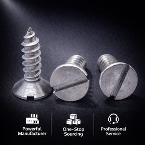 Vis autotaraudeuses fendues à tête fraisée métriques ASME B 18.6.5M en acier inoxydable classes 4.8 et 6.8 M2 - Product Image 1