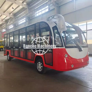 Bus électrique touristique à 18 places, fonctionnant sur batterie 96V, véhicule électrique de tourisme avec certificat - Product Image 1