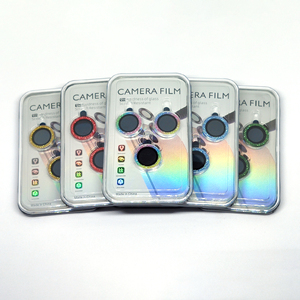 HD rõ ràng chống trầy xước bụi miễn phí đầy đủ Bìa Tempered Glass điện thoại máy ảnh ống kính bảo vệ cho <span class=keywords><strong>iPhone</strong></span> 12 13 14 15 16 16e Pro Max cộng với - Product Image 1