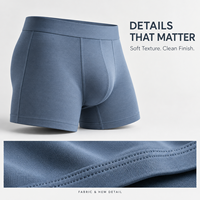 Boxers pour hommes HAGO, directement de l'usine, avec ceinture élastique, pour un usage quotidien