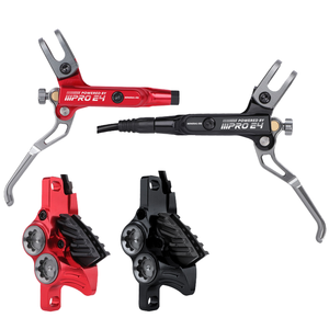 IIIPRO E4 CNC Piezas de Bicicleta MTB, Freno Hidráulico Delantero y Trasero de 800/1550mm, 4 Pistones, Presión de Aceite, 4 Pastillas - Product Image 1