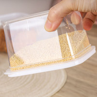 En gros 10Pcs En Plastique Récipient De Stockage Des Aliments Ensemble Clair Réfrigérateur Garder Frais Boîtes Micro-ondes Passe Accessoires De Cuisine