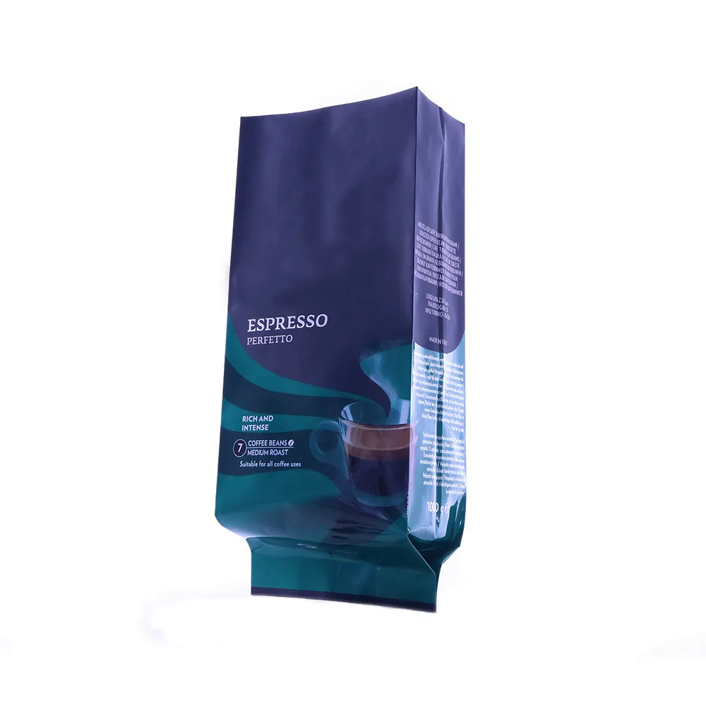 Coffee Bag Coffee Bean Packaging Bag 150g 250g With Valve Externa Zipper