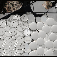300 Set Perlengkapan Pembuat Tombol 32mm/1.25 Lengkap DIY Tombol Kustom Badge Penutup Resin Bagian Belakang Film Transparan Pembuat Pin Badge