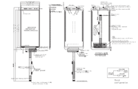 Écran tactile IPS MIPI TFT LCD TD4310 18:9 vertical FHD+ 1080*2160 5,99 pouces 6 pouces pour serrure de porte intelligente / contrôle d'accès par reconnaissance faciale