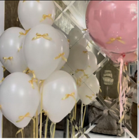 Set Buket Balon Lateks 12-Inci dengan Dekorasi Estetis untuk Lamaran, Fotografi, dan Pesta Romantis