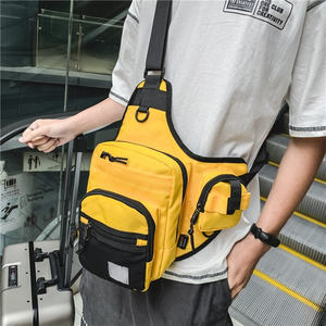 Custom impermeável Nylon ombro peito saco moda reflexiva unisex homens mulheres tático peito Rig saco - Product Image 3