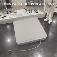 Antenne RFID UHF longue portée 860-960 MHz 5-8 m 9 dBi ABS ISO 18000-6C Protocole RAIN Connecteur N pour balises RFID UHF