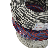 Câble d'alimentation domestique à âme en cuivre 2*1.5, isolé en caoutchouc, paire torsadée RVS, fil électrique en forme de fleur