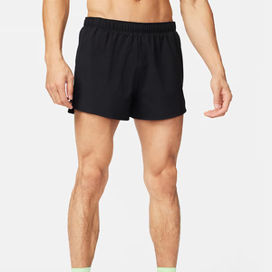 Latest High Street Style <b>Men's</b> Gym Training <b>Shorts</b> Solid <b>Pattern</b> Plain Dyed Breathable <b>Men</b> Gym <b>Shorts</b> OEM Service Available - Product Image 4