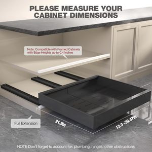 Kitchen Cabinet Organization Expandable Slide Out Drawers Organizer <b>Under</b> Sink Organizer Pull Out Cabinet Organizer - Product Image 2