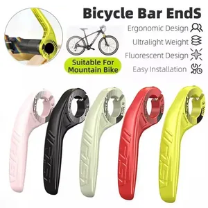 Poignées antidérapantes en plastique pour guidon de vélo, support auxiliaire de corne de vache, poignée de vélo, 1 paire - Product Image 2