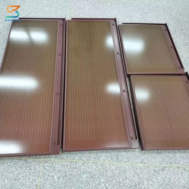 Top Quality Bipv Solar Panel Glass Facade for Building Glass Solar Panel 90watt Bipv Transparent Customizable Bipv Solar Roof Ti