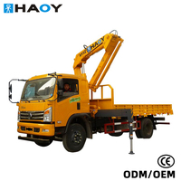 Grue mobile articulée HAOY 5 tonnes à commande à distance pour atelier, avec bras articulé et nacelle hydraulique