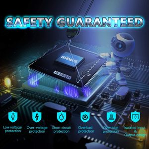 Gandiel 4000W Heavy Duty <span class=keywords><strong>Power</strong></span> Inverter tinh khiết Sine Wave DC12V để ac120v 4 AC cửa hàng điều khiển từ xa 2.4A <span class=keywords><strong>USB</strong></span> LED NFC kết nối - Product Image 2