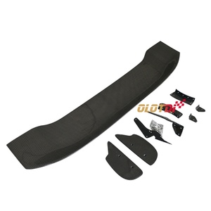 Aileron de coffre arrière en fibre de carbone style JS, becquet arrière haute performance pour Honda Fit Jazz GE8 GK5 Ducktail 2008-2019 - Product Image 3