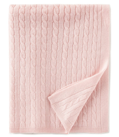 Couverture pour bébé en cachemire super doux de luxe 80*105cm, couverture pour bébé en tricot torsadé en cachemire