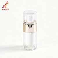 Nueva Llegada: Botellas de Spray de Acrílico Blanco de Doble Capa de 15 ml para Dispensar Emulsiones, para Crema Facial, Crema para Ojos, Cosméticos y Cuidado de la Piel