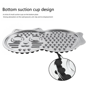 Großhandel neues Design tragbare Edelstahl Haustier lecken Matte Anti-Rutsch-Saugnapf umwelt freundliche Slow Feeder Hund/Katze trocken & nass - Product Image 3