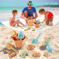 Vente flash : Ensemble de jouets de plage pour enfants avec seau, kit de jeu de bac à sable d'été écologique pour enfants